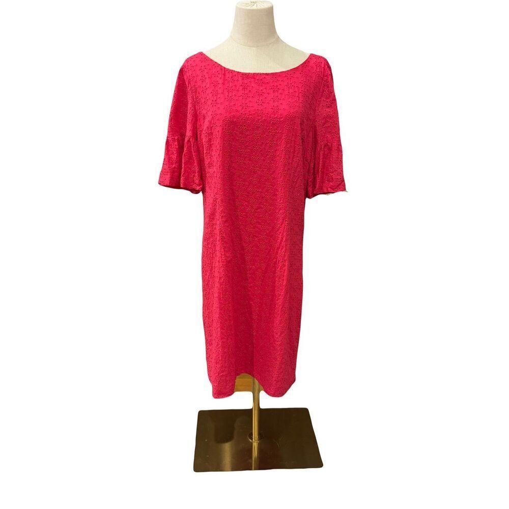 Karl Lagerfeld Paris eyelet sheath dress sz 12 - Picture 2 of 4